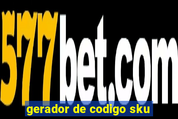 gerador de codigo sku